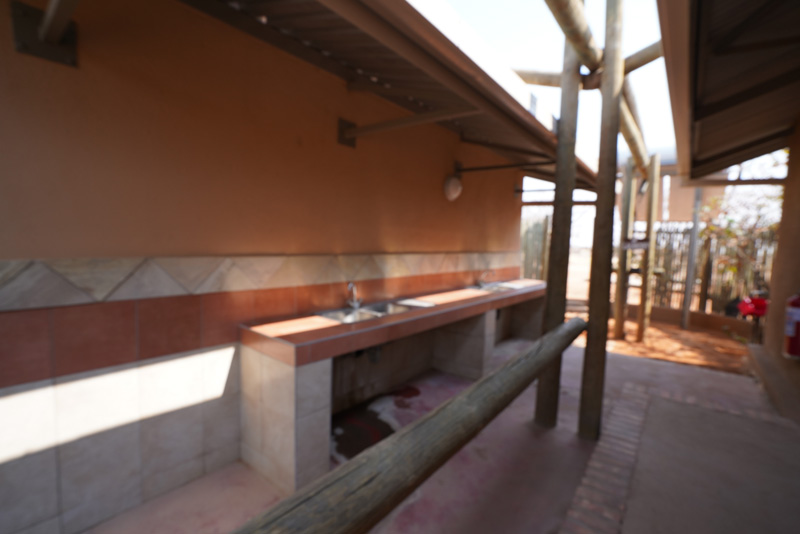 Communal kitchen facilities at Olifantsrus Etosha National Park