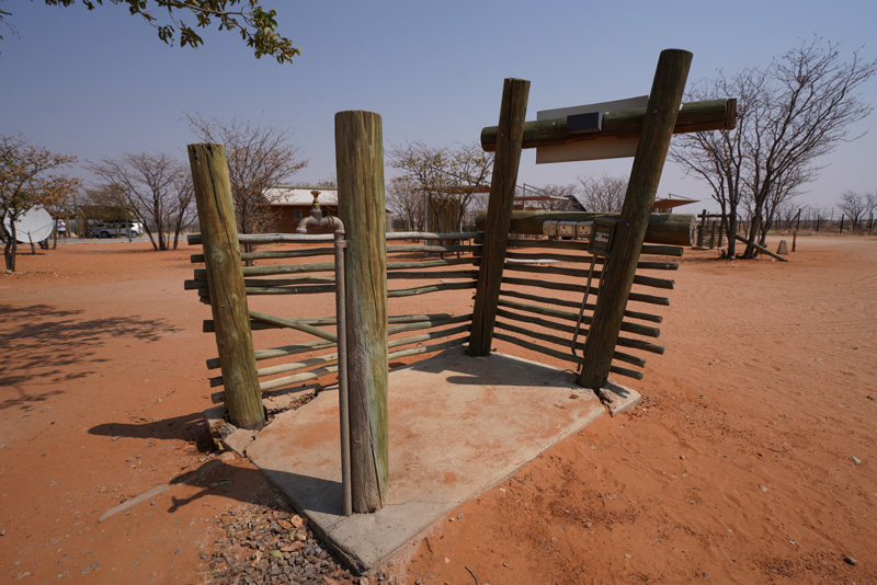 Electrical points at Campsites at Olifantsrus Etosha National Park